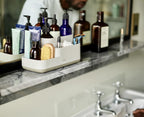 EasyStore - Bathroom Storage Caddy Organiser for bathroom accessories - Matt Finish, Ecru, Écru