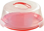 Cake Caddy with Clear Lid – Secure Cake Storage & Transport Container | Serve & Display on the Same Base | Ideal for Bakes, Treats & Special Occasions
