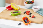Popsicle Mould Stackable, Multi-Colour, 10.5 x 6.5 x 2.6 cm, 4 Pieces