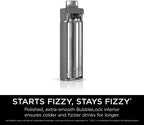 Thirsti Water Bottle and Flask 530 ML With Leak-Proof Lid, Designed For Carbonated, Hot & Cold Drinks. Ideal For Travel & Sports, Triple Insulated, Stainless Steel Bottle, Grey, DW1801EUUKGY