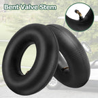 4.10/3.50-4 Inner Tube, 2Pcs 410/350-4 Replacement Inner Tubes with Standard Bent Valve Universal Fits for Wheelbarrow Hand Trucks Lawn Movers Garden Utility Cart Trolley