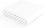 Bedding Soft Microfibre Super King Fitted Sheet with 12 inch (30 cm) Deep Pocket, 180 x 200 cm, White