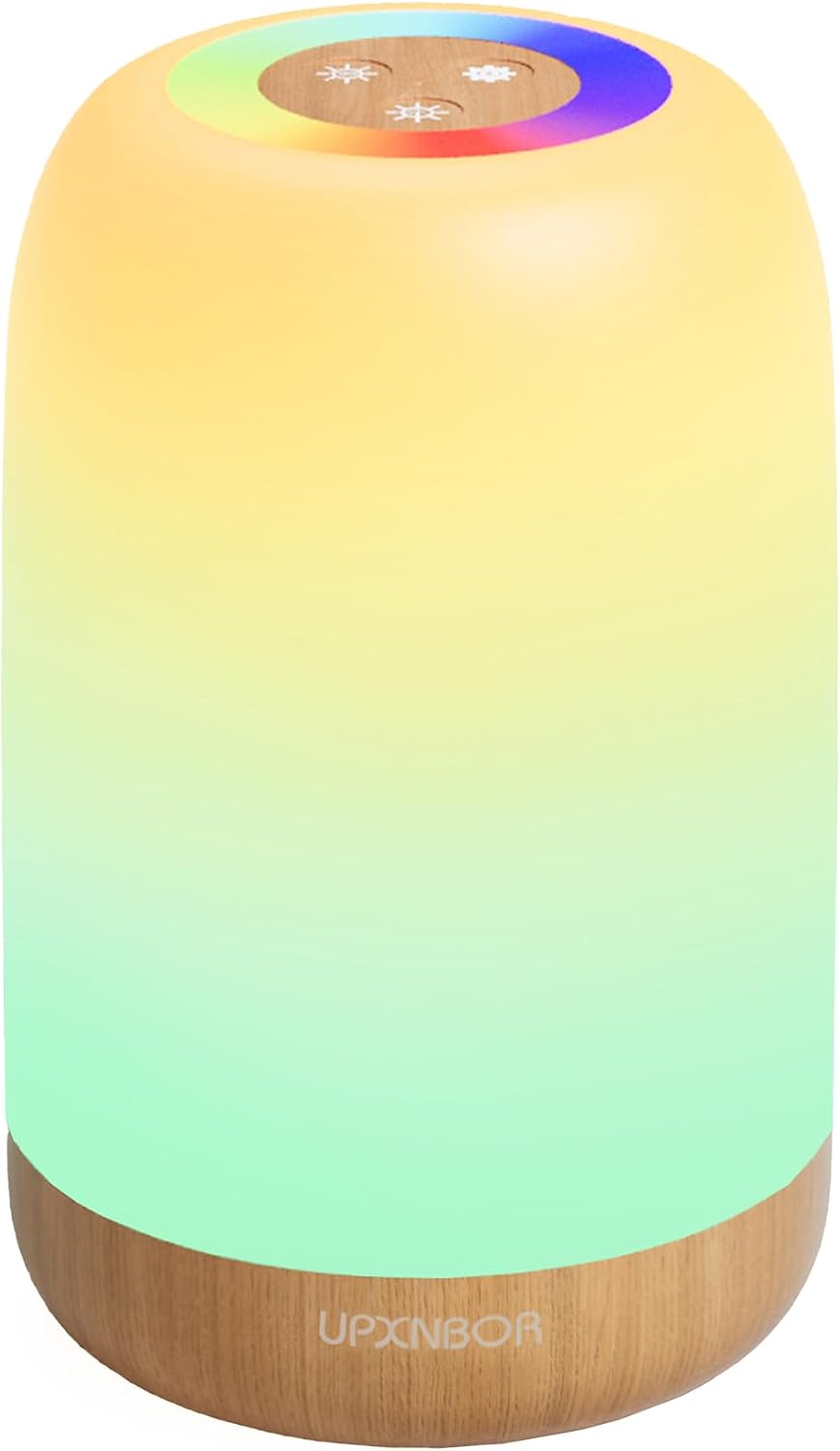 Night Light, LED Touch Bedside Table Lamp with Dimmable Light, 256 RGB Colours and 5 Brightness Levels, Timer, Hanging Hook, USB Rechargeable, Portable Lamp for Bedroom, Living Room, Kids Main image