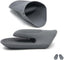 Oven Glove Thicken Silicone Pot Holder Mini Oven Mitt Heat Resistant Pinch Covers for Baking, Cooking, Bbq Grilling (grey)