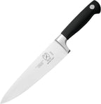 Genesis 8-Inch Forged Chef's Knife, Wood, Black