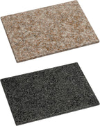 Housewares Speckled Granite Chopping Board - 40 x 30 cm, Black