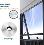 AC Window Seal,Portable Universal Window Kit for Mobile Air Conditioner Unit and Tumble Dryer 400cm/158Inch,Hot Air Stop Air Exchange Guards with Zip and Adhesive Fastener