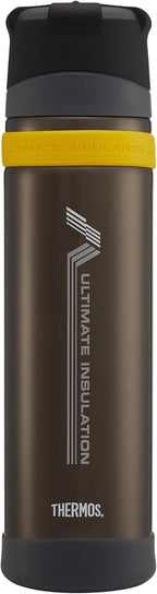 Charcoal Ultimate Flask (900ml), Reusable Insulated Stainless Steel Thermal Coffee Cup for Hot or Cold Drinks, Vacuum Sealed Water Flask with a Leak-Proof Lid, 24hr Hot/24hr Cold