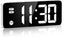 Digital Alarm Clock, 5.8 Inches LED Bedside Clock for Kids Bedrooms with 4 Dimmable Brightness, 3 Adjustable Volume, Snooze (1.5m USB Cable Included)