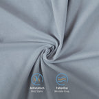 Komfortec 100% cotton cushion covers, set of 2, 80 x 80 cm, super soft premium jersey pillowcase, 150 g/m², cushion cover, grey