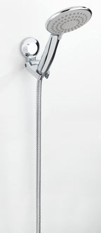 Cosmetic Tower Organizer, White, 3 Rotating Compartments, Chrome, 9 x 6 x 8 cm