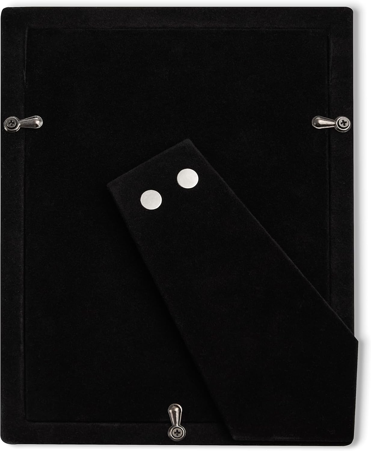 Silver Plated Photo Frame Picture Frame Plain Satin Finish and Tarnish Protected for Wedding Picture or Family Photos (7x5)