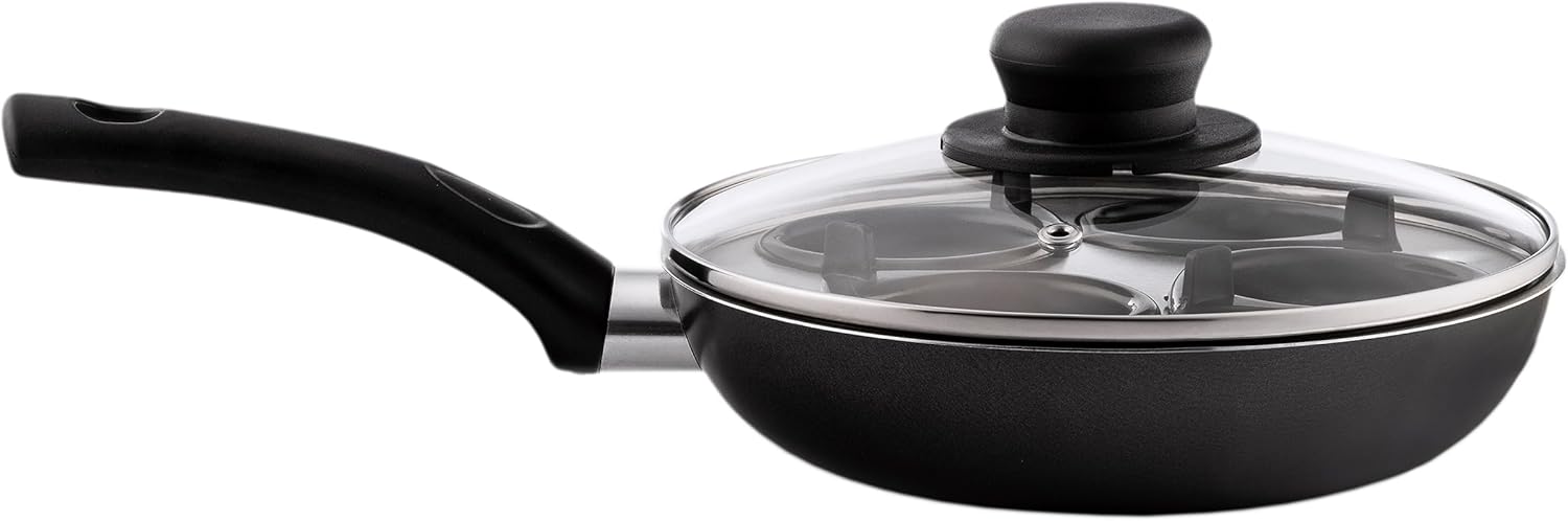 Sapphire P063 20 cm 4-Cup Egg Poacher , Black Secondary image