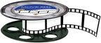 Beistle 50091 Movie Reel with Filmstrip Centerpiece Centrepiece, Cardboard, Multicolor