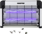 Geepas Electric Fly Killer & Bug Zapper | Powerful UV Light Indoor Insect Trap for Flies, Mosquitoes, Wasps | 50M² Coverage | Odourless & Low Noise | Plug-in Eco-Friendly Pest Control 20W