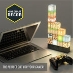 Minecraft Block Building Light - Officially Licensed Merchandise, Building Blocks Night Light, Gifts for Boys, Gaming Bedroom Accessories and Décor | Paladone