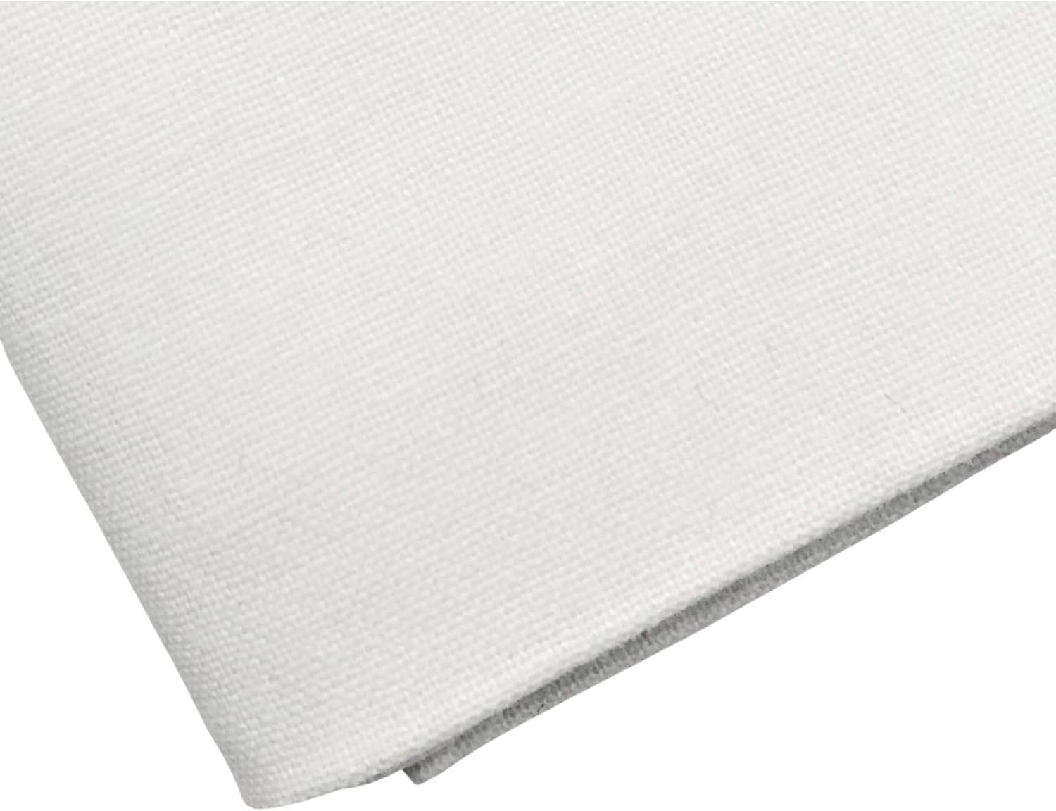 JMW. 100% Cotton Plain White Fabric - Extra Wide (150 CM), Soft, Durable Material - Ideal for Arts & Crafts, Dressmaking, Quilting, Sewing, Bedding, Pillowcases, Bunting Main image