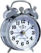KEYPOWER Alarm Clock Mechanical Wind Twin Bell Double Bell