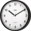 Teesa Clock Analog Wall Universal 20 cm TSA0038B Black