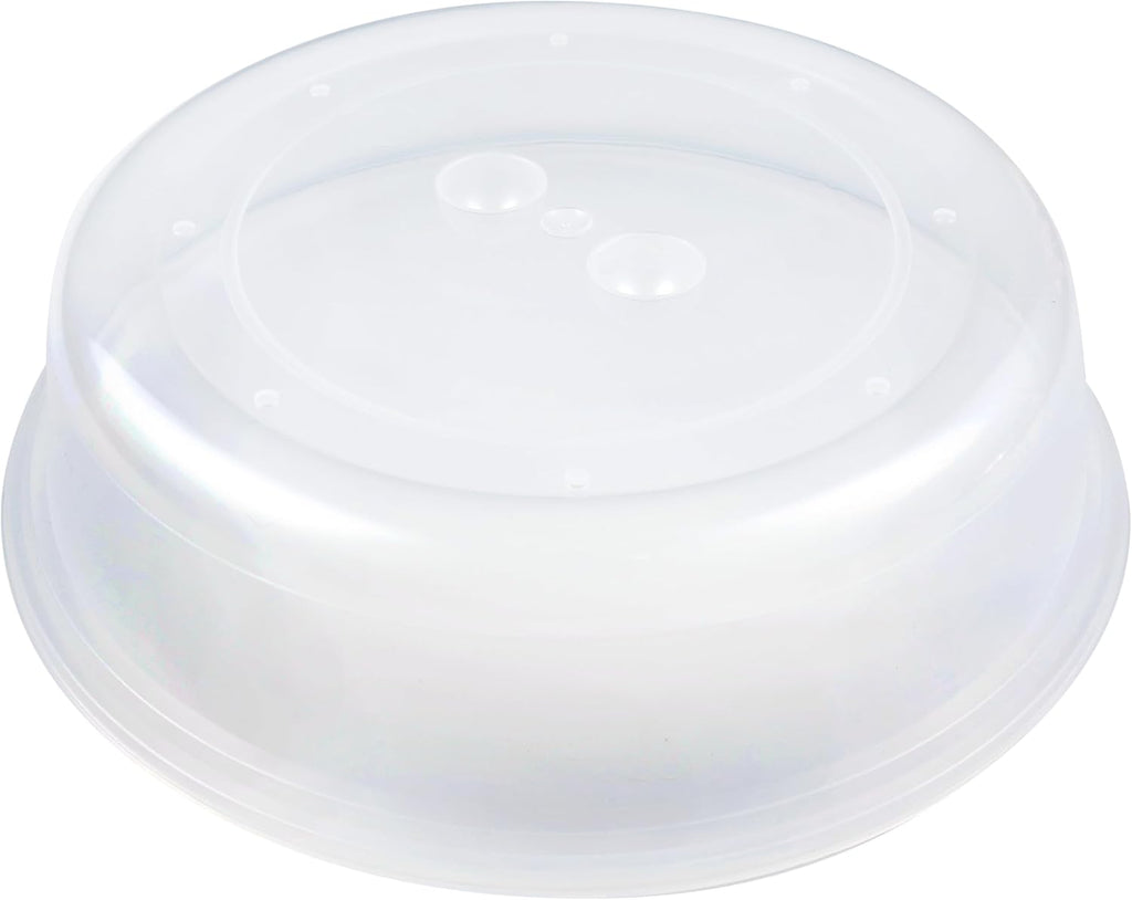 Microwave Plate Cover 27cm - BPA Free & Dishwasher Safe Microwave Cover For Food 27 x 27 x 6.5cm, Red