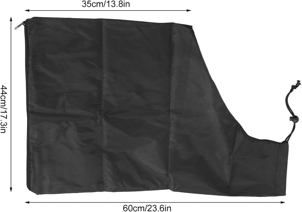 TOPINCN Universal Leaf Vacuum Blower Bag, Leaf Blower Storage Bag Waterproof 420D Oxford Cloth Leaf Blower Vacuum Zippered Bottom Debris Dump Bag Vacuum Leaf Blowers Ultra Blower Rake