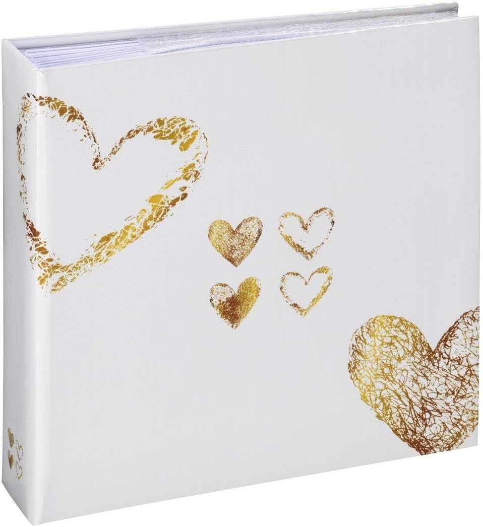 Lazise Memo Album for 200 Photos (10 x 15cm) | Gold | 100 Sheets | 225mm x 220mm