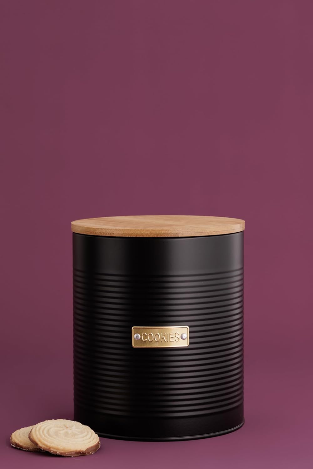Otto Black Cookie Storage 3 Litre