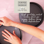 Cake Tin for Sponges, 8 inch Baking Tin (20cm), for Cheesecake, Victoria & Christmas, Offical GBBO Logo, Non Stick Coated Carbon Steel, Duck Egg Blue