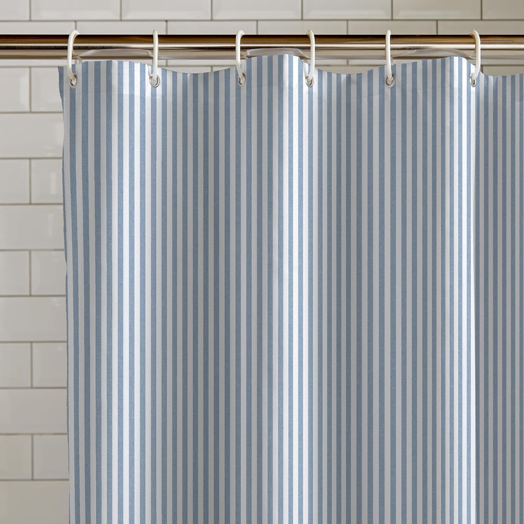 Timeless Stripe Shower Curtain, 180x180 cm, Blue