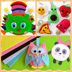 60pcs Felt Fabric Sheets, Coloured Felt, 40 Assorted Coloured 30 x 20 cm Felt Sheets Textile Fuzzy Fabrics DIY Craftwork