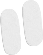 2x 100% Waterproof Moses Basket Mattress Protector with 155 GSM Terry Towelling Fabric - Soft, Non-Noisy & Non-Allergenic Fitted Sheet (73-76 x 28-30 cm)