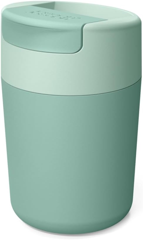 Sipp Travel mug, Hygienic, Leakproof reusable mug, Coffee & Tea Cup with Lid - 340 ml (12 fl. oz) - Green