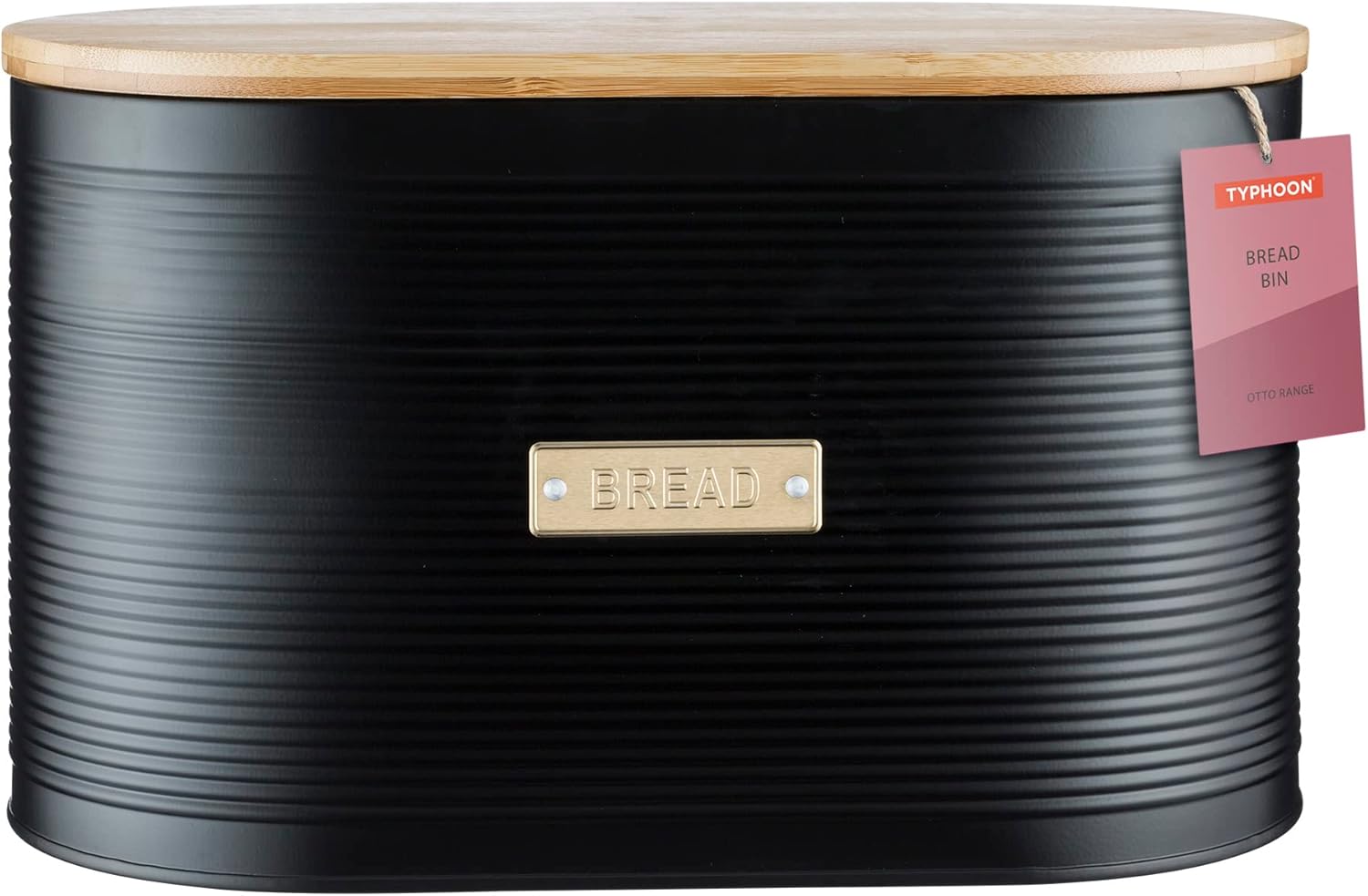 Otto Black Bread Bin Main image