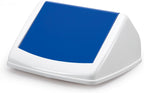 DURABIN Square 40 Flip Lid Blue - To Be Used with DURABIN 40 Square Waste Bin - Easy To Handle and Use - Perfect For Any Workplace