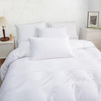 Double Duvet Cover Set - Pre-Washed Microfibre Bedding Set for Added Softness & Comfort - Lightweight Premium Quilt Cover Set for All Seasons With Zipper Closure