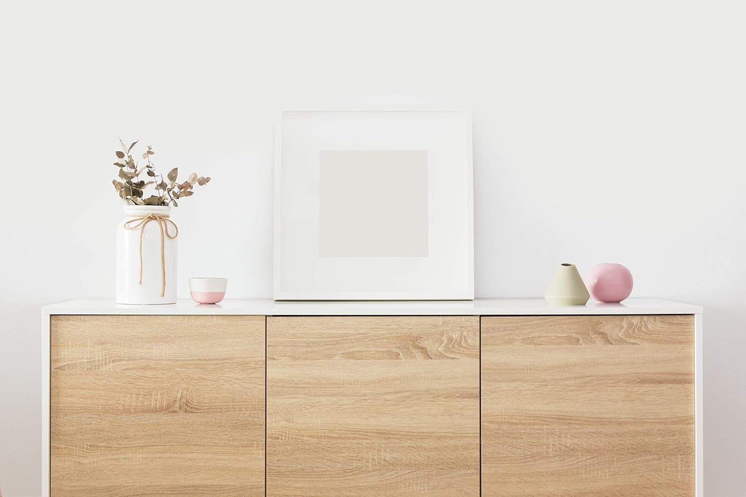 Shadow Box Frame 11x11x1inch, Square, White, Display 3D Frame Picture with Mount 8x8 Plexiglass for Filling, for Objects, Photos, Souvenirs, for Crafts,Baby Items, dried Flowers