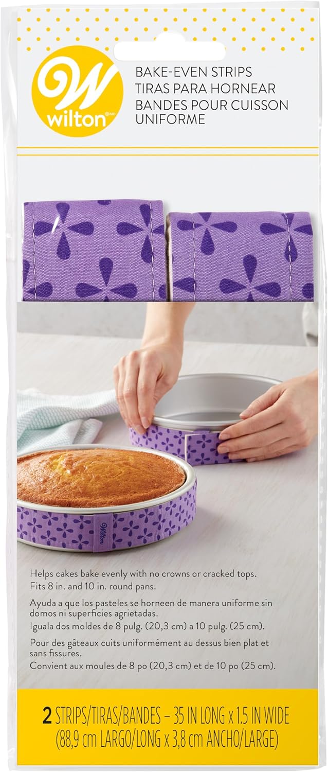 Bake Even Cake Strips, 2 Pieces, Purple