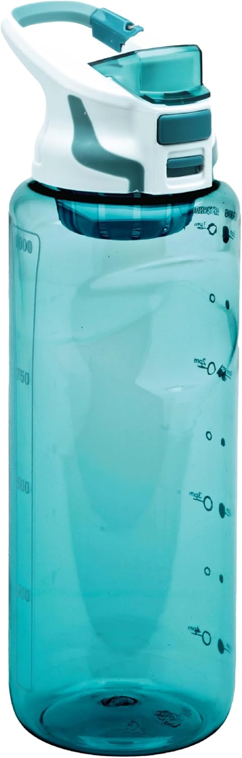 Chugger Water Bottle with Infuser, Green, 1 litre Capacity Main image