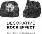 Uluru Outdoor Garden Solar Light / 3 Pack of LED Rock Design Solar Lights/Waterproof Garden Ornament Light/Rechargeable Battery Included