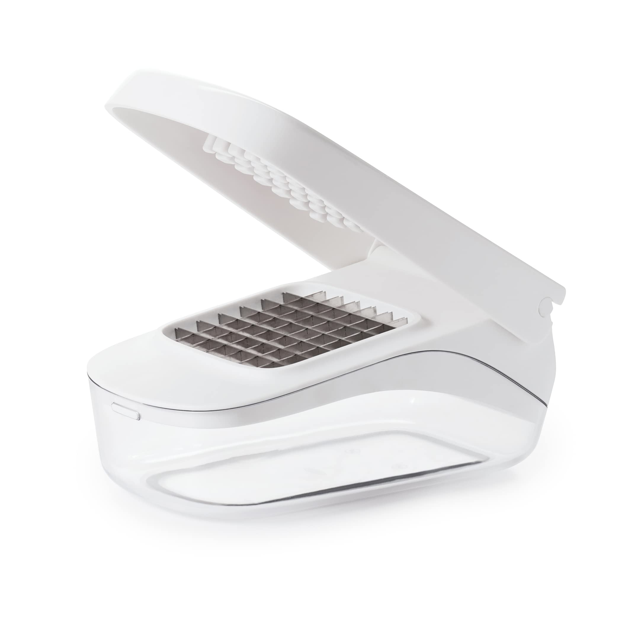 11122600 Good Grips Vegetable Chopper With Easy-Pour Opening, White, 10.7 x 26.2 x 16.5 cm