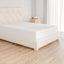 Bedding Jersey Cotton Small Single Fitted Sheet with 12 inch (30 cm) Deep Pocket, 80 x 200 cm, White