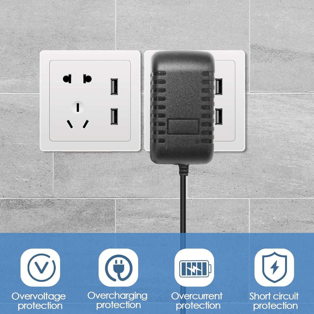 26V Charger for Hoover H-Free 100, H-Free 200, H-Free 500, H-Free 700, H-Free 800, HF122GH, HF222MPT, HF522UPT, HF522BH – Power Supply Adapter for Cordless Vacuum Cleaners with 1.8m Cable