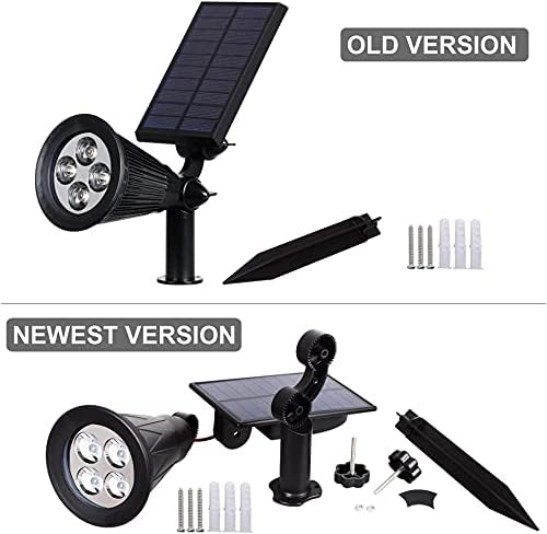 Halloween LED Solar Spotlights Violet, Super Bright 250LM Outdoor Security Garden Landscape Lamps, Auto-on at Night/Auto-Off by Day,180°Angle Adjustable for Patio,Tree,Deck,Wall, Pool Area