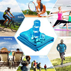 Cooling Towels | 4 Pack 100x30 cm | Cool Cold for Neck and Face | Microfiber Soft Breathable Chilly | for Sport, Yoga, Golf, Gym, Camping, Running, Workout & More Activities