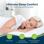 Sensalou Waterproof Mattress Protector 80x200 cm – Single Bed Mattress Cover with Elastic Corner Straps, Soft Terry Surface, Hypoallergenic, Breathable, Washable at 95°C, Quiet Sleep, 1-Pack