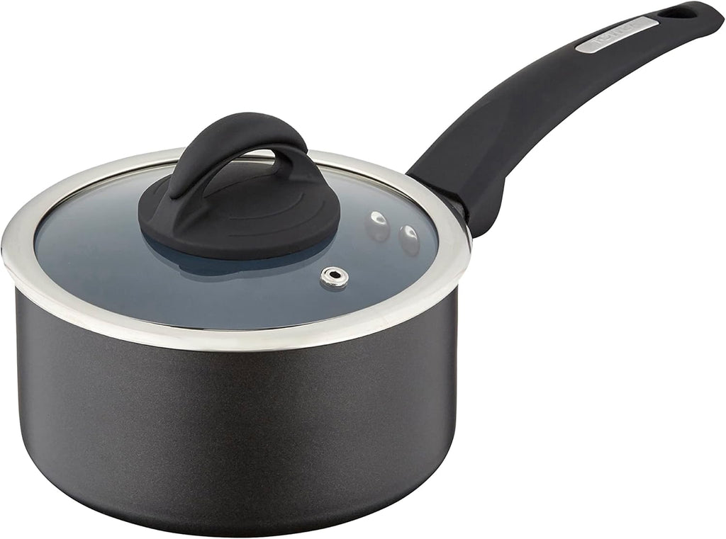 T80356 Cerasure 16 cm Saucepan with Non-Stick Coating, Suitable for all Hob Types, Graphite