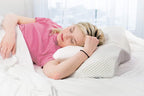 Cervical Memory Foam Pillow for Neck Pain Orthopedic Neck Pillow for Shoulder Pain Ergonomic Head Neck Support Pillow for Side/Back/Stomach Sleepers with Removable Cover (Blue)