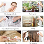 2 Pcs Transparent Empty Fine Mist Plastic Spray Bottle 500Ml Water Spray Bottle For Gardening Cleaning Air Freshening Hair Sprayer, material - Polyethylene Terephthalate