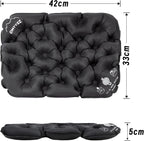 Inflatable seat Cushion Stadium Waterproof Air Pad Lightweight Portable Sit Mat for Hiking Camping Walking Travel Fishing Boating Flying Backpacking