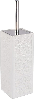 22651100 Toilet brush Cordoba White - toilet brush holder, closed form, Ceramic, 9.5 x 35 x 9.5 cm, White
